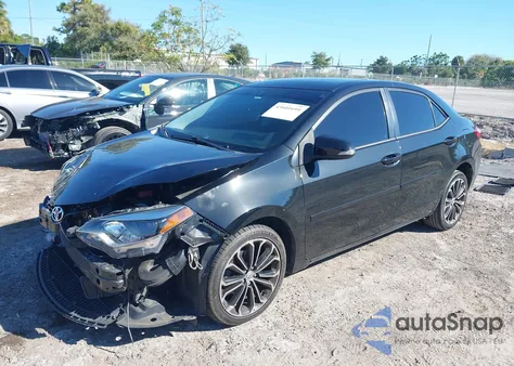 2016 Toyota Corolla S Plus из США, поврежденный, VIN 2T1BURHE7GC509228